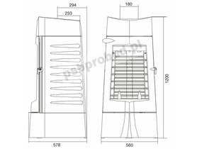 Piec CHAMANE antracyt 12 kW Invicta