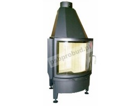 Wkład kominkowy ARYSTO A20 szyba półokrągła